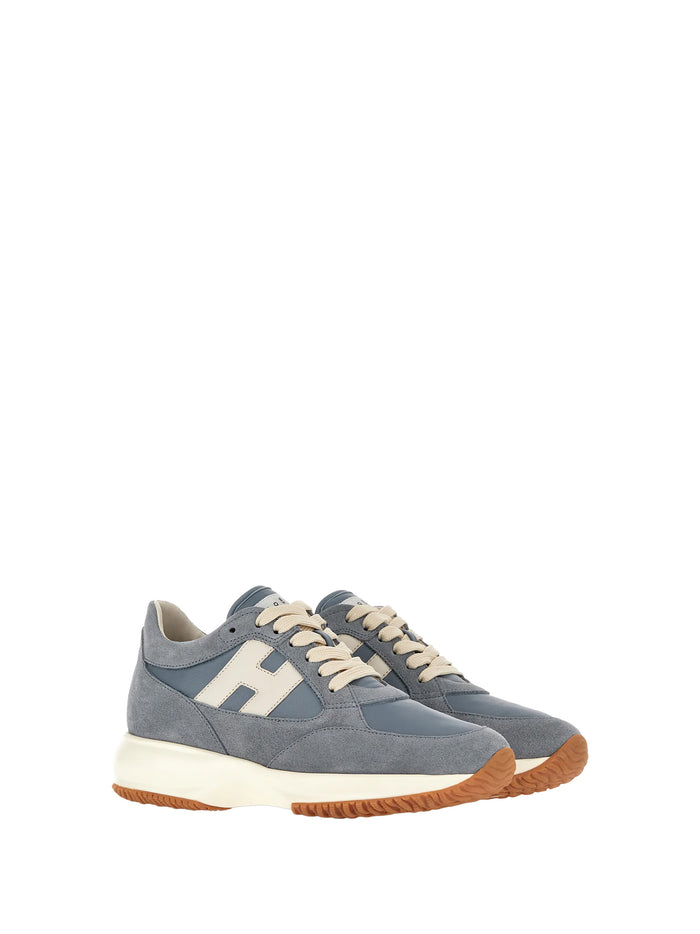 Hogan Sneakers Clear Blue Leather