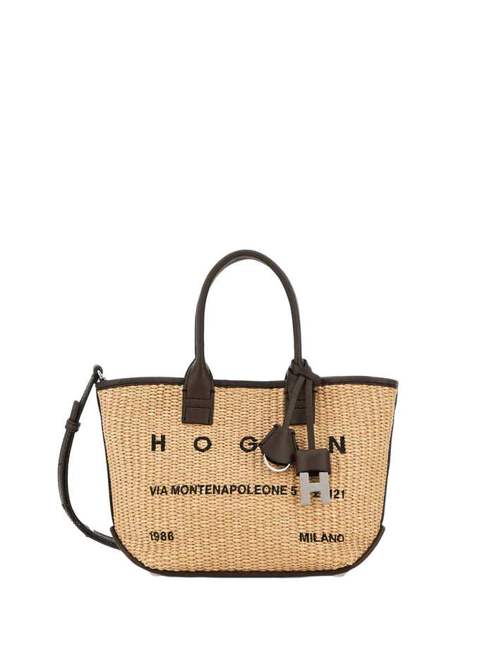 Hogan Bags Crema Chiaro Coconut Leather