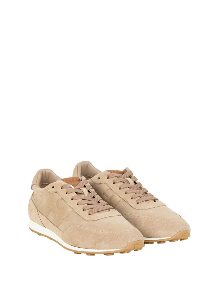 Hogan Sneakers Beige Leather