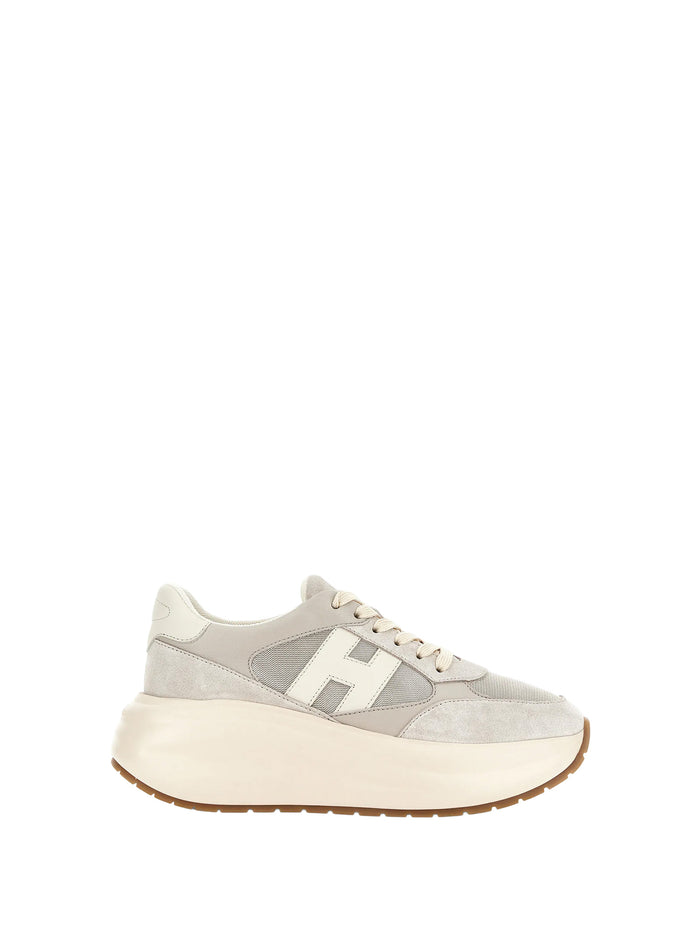Hogan Sneakers Grey Leather
