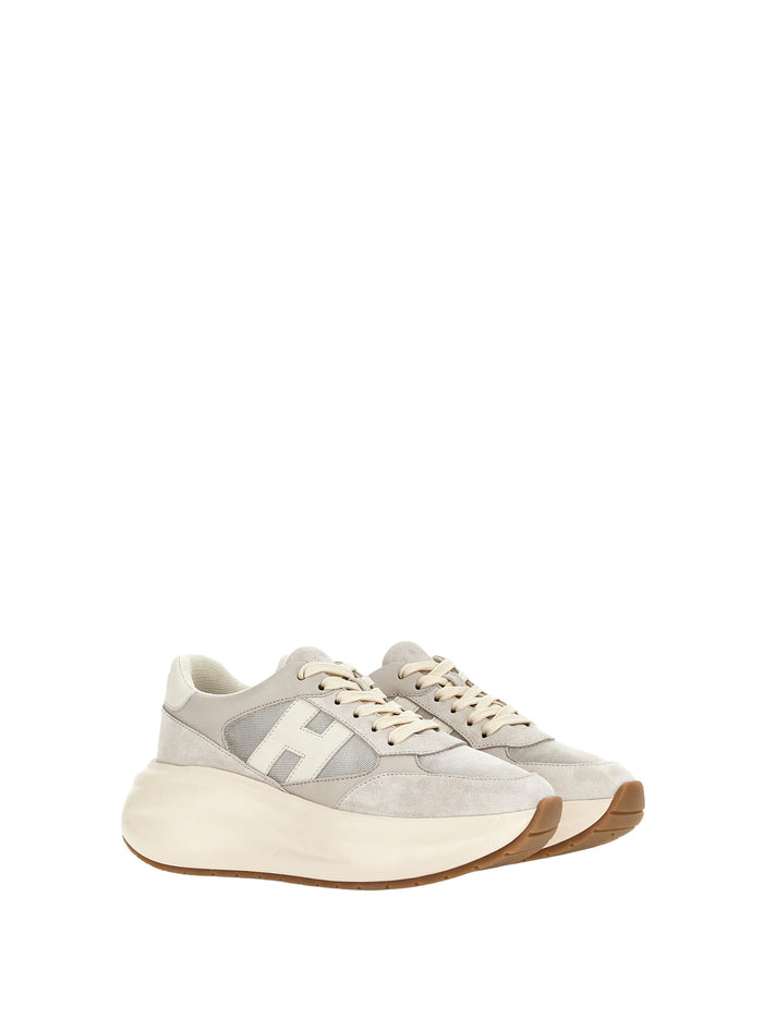 Hogan Sneakers Grey Leather