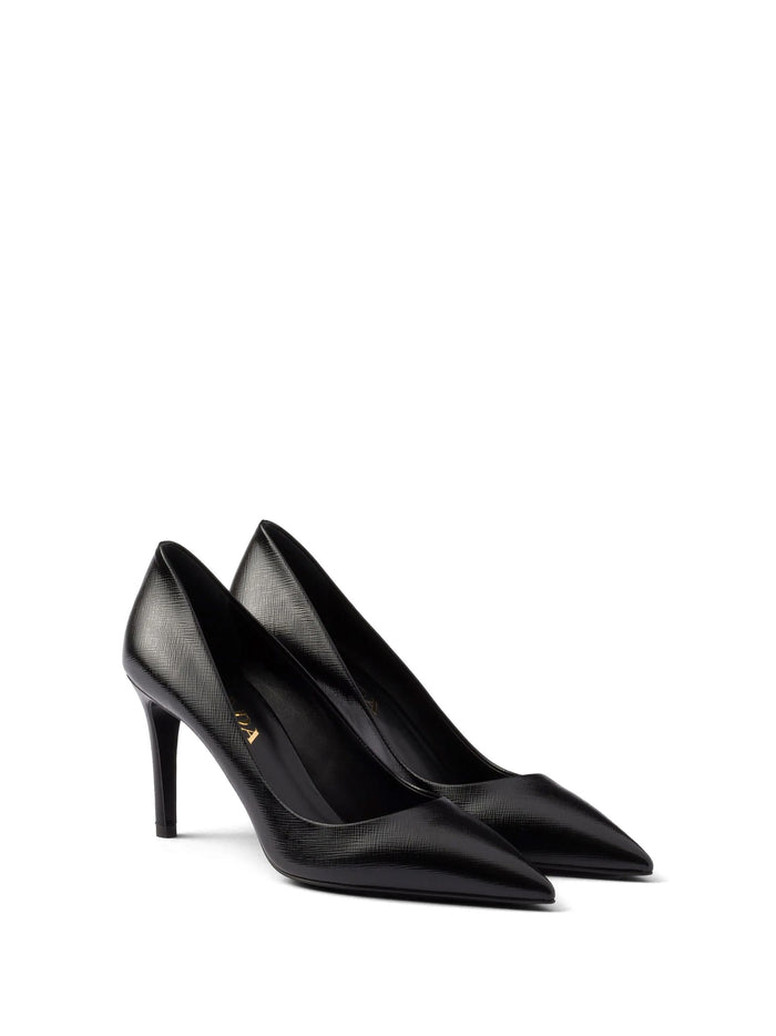 Prada With Heel Black Calf Leather