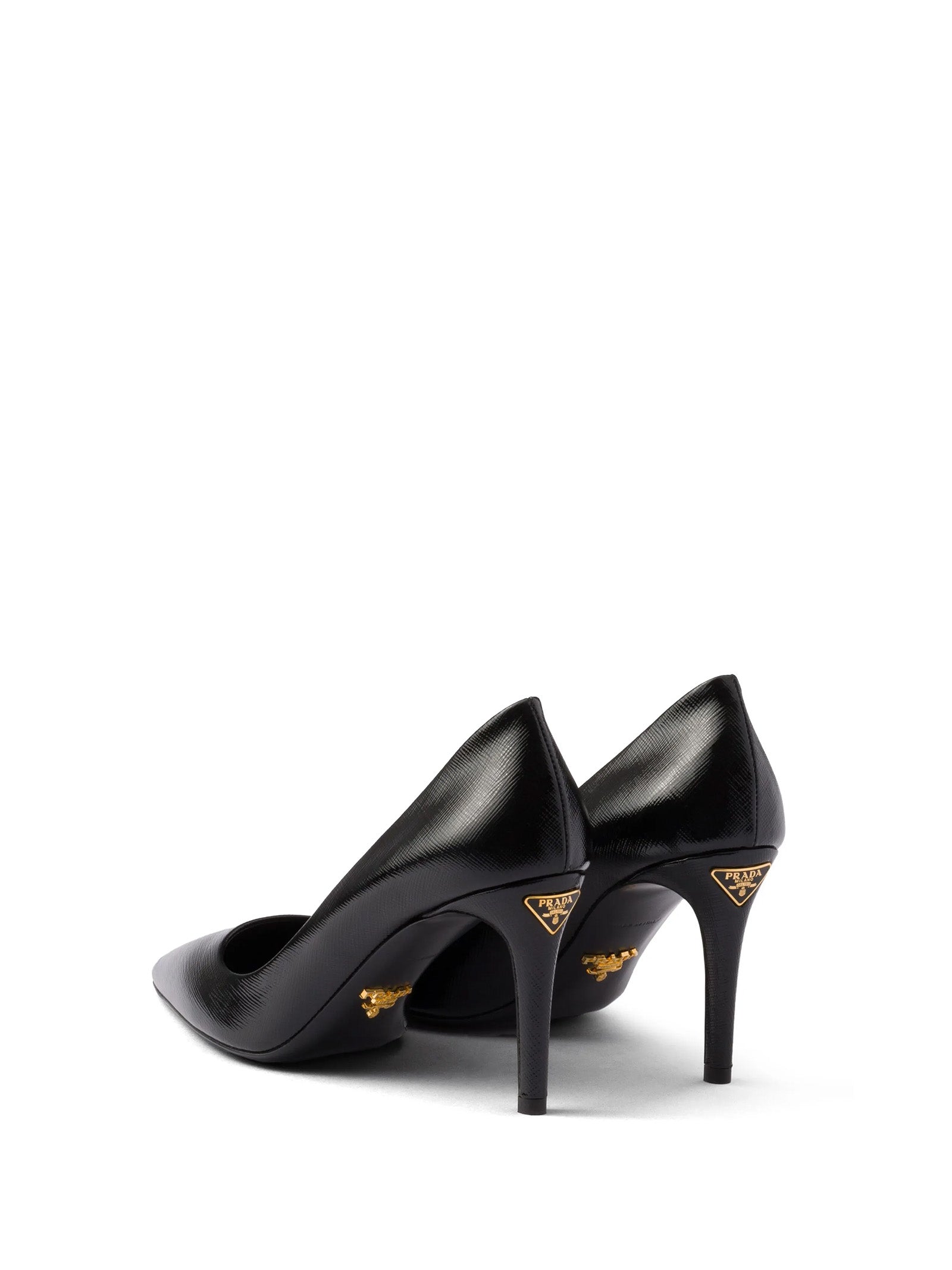 Prada With Heel Black Calf Leather