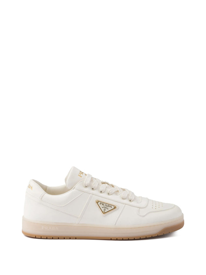 Prada Sneakers Ivory Lamb Leather