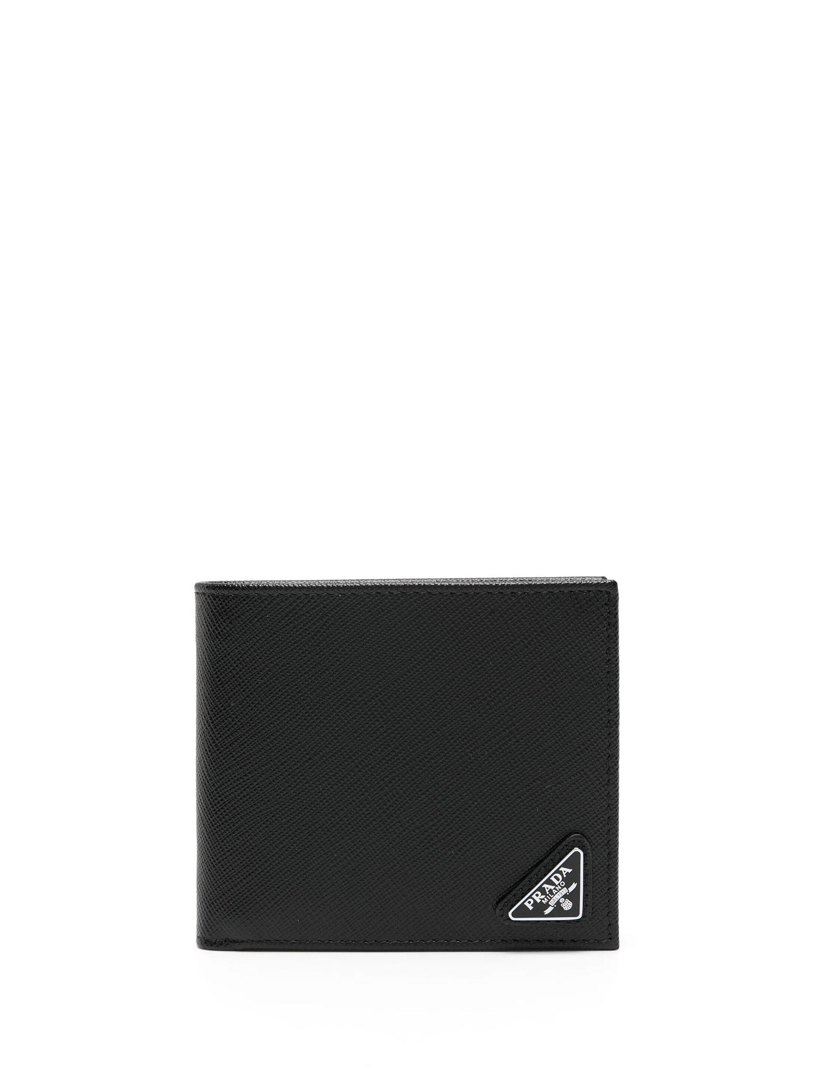 Prada Wallets Black Calf Leather