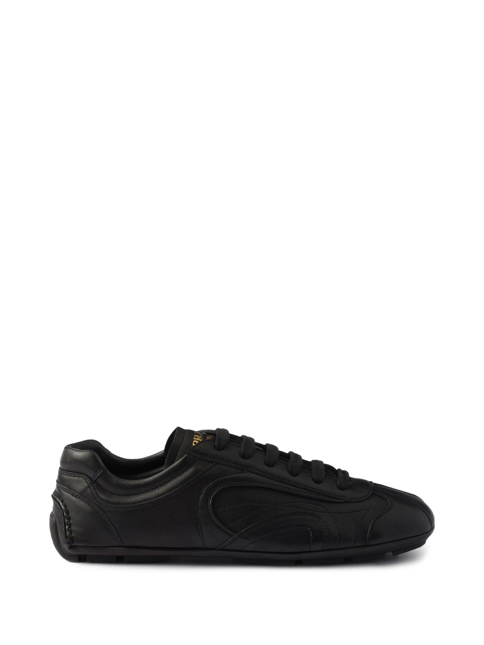 Prada Sneakers Black Lamb Leather