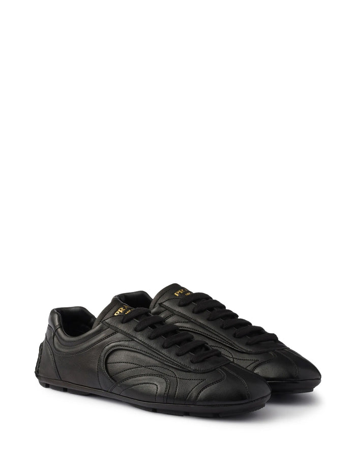 Prada Sneakers Black Lamb Leather