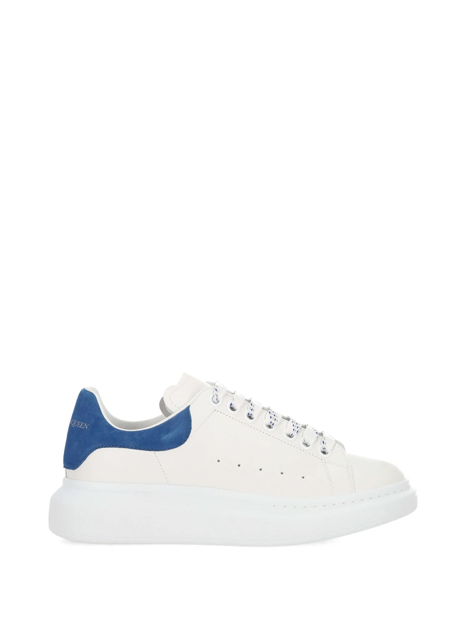 Alexander McQueen Sneakers White Paris Blue Calf Skin