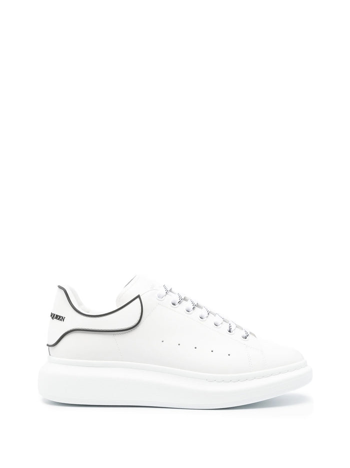 Alexander Mcqueen Sneakers White Black Calf Skin