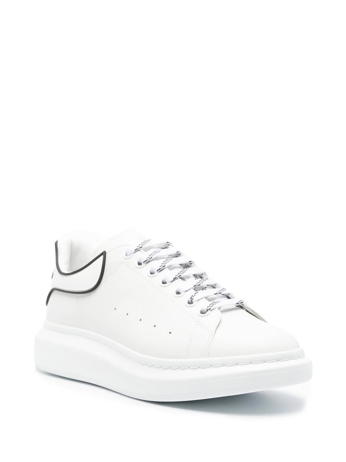 Alexander Mcqueen Sneakers White Black Calf Skin