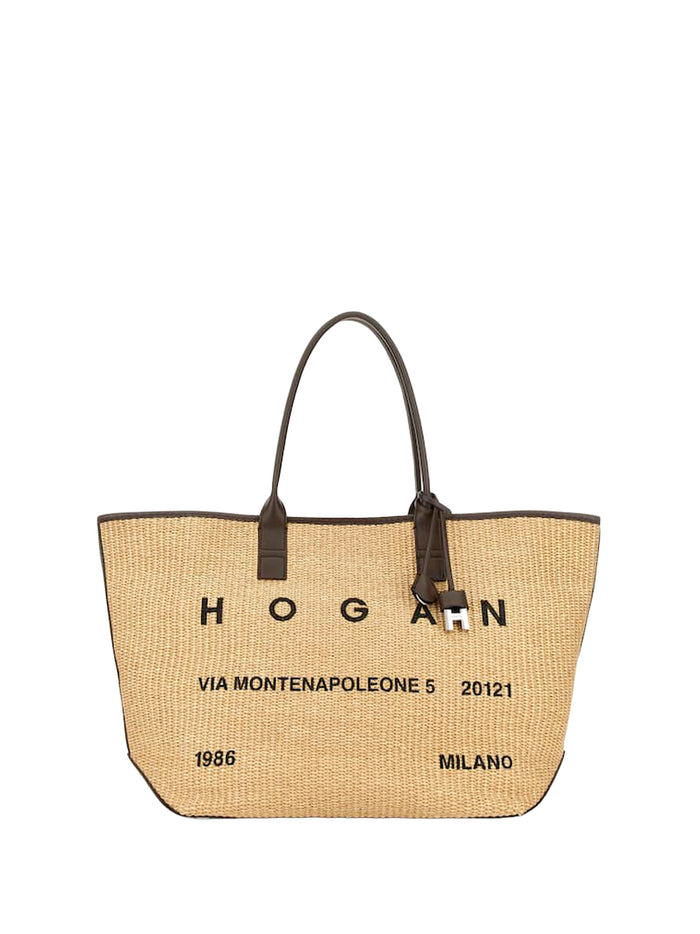 Hogan Bags Crema Chiaro Coconut Vacchetta