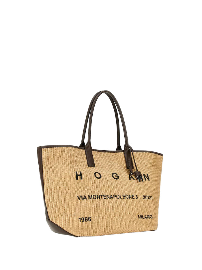 Hogan Bags Crema Chiaro Coconut Vacchetta