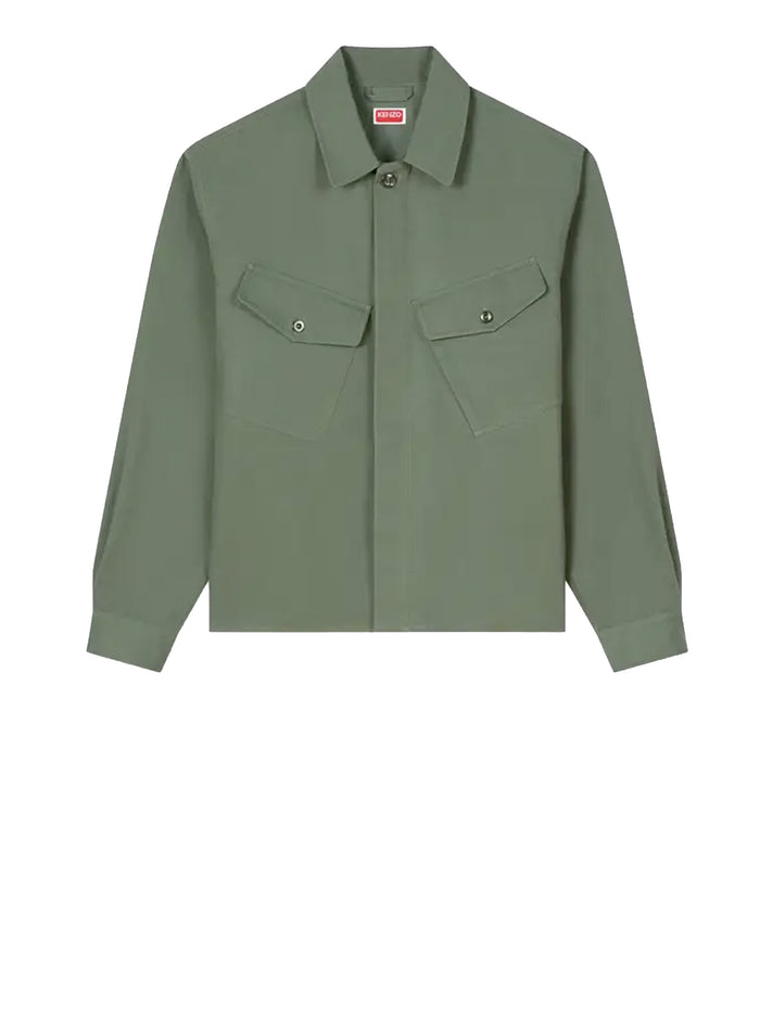 Kenzo Shirts Dark Khaki