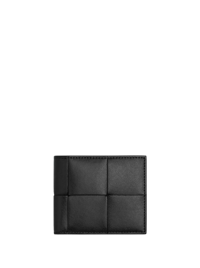 Bottega Veneta Wallets Black Calf Leather