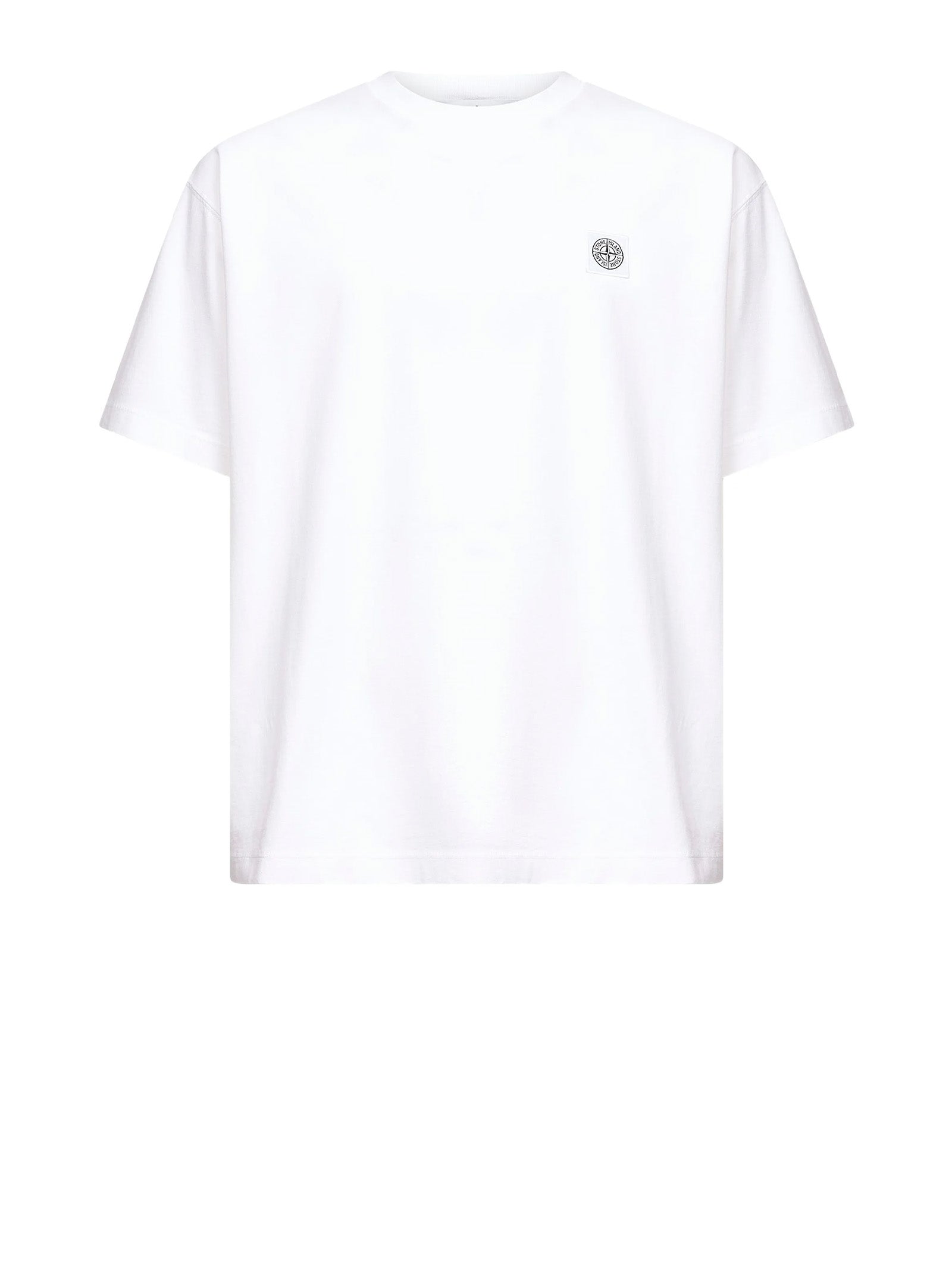 Stone Island T-Shirts And Polos White
