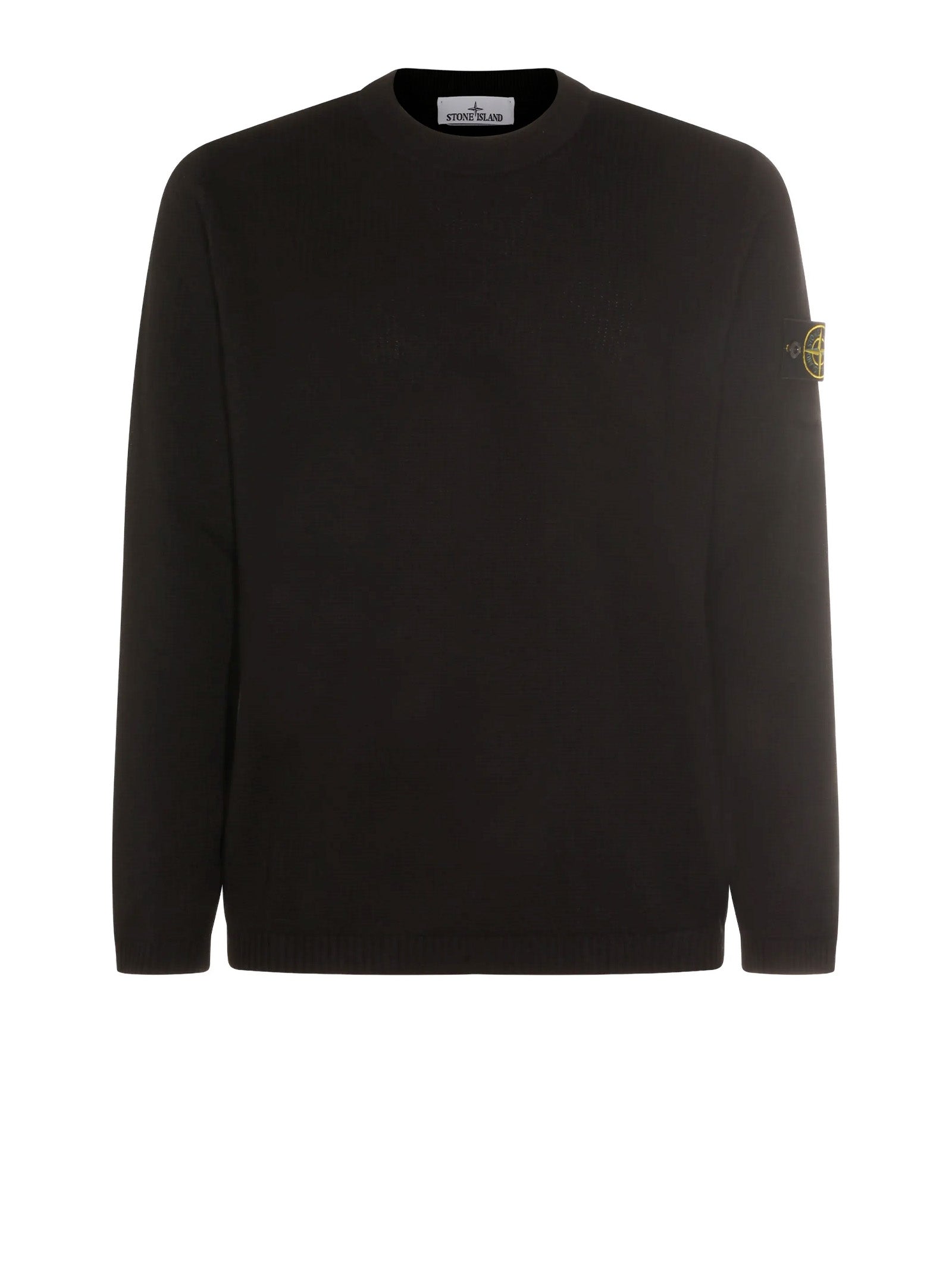 Stone Island Sweaters Black Cotone
