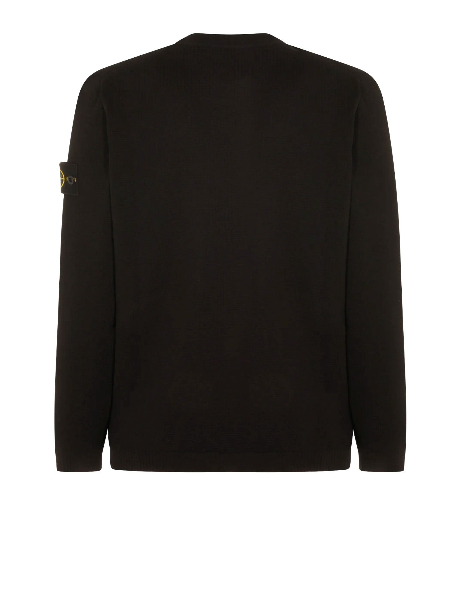Stone Island Sweaters Black Cotone