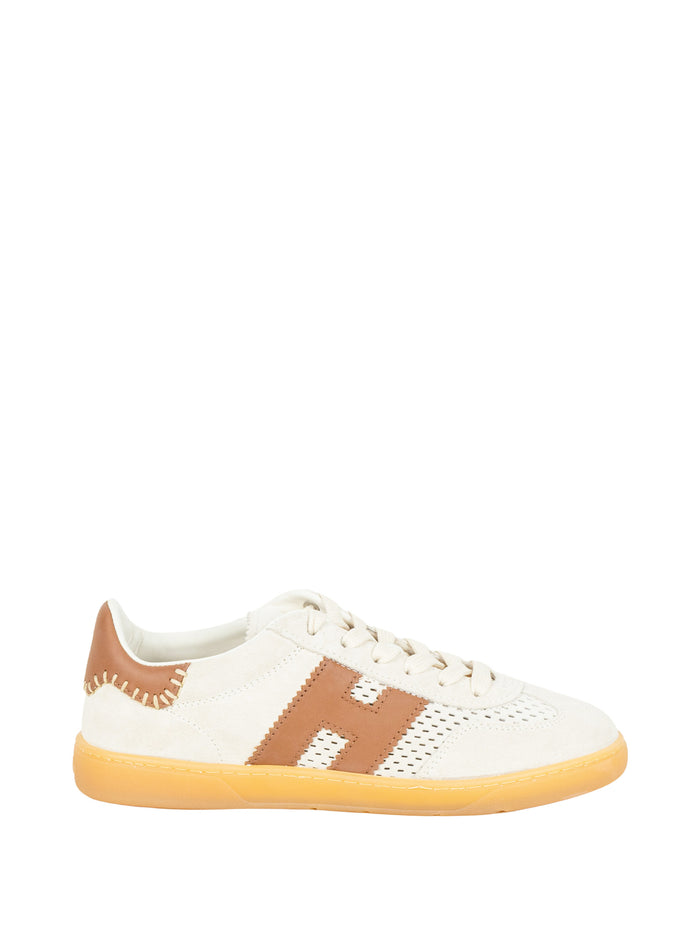 Hogan Sneakers Ghiaccio Cuoio Leather