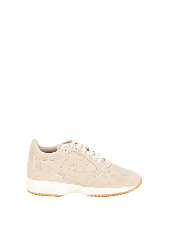Hogan Sneakers Marrone Chiaro Leather