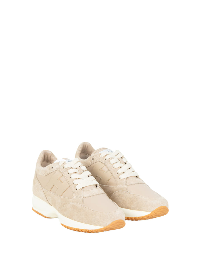 Hogan Sneakers Marrone Chiaro Leather