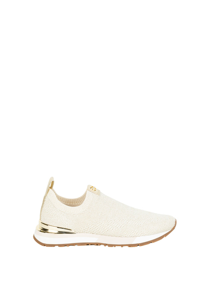 Michael Kors Sneakers Pale Gold Pl Spandex Ny