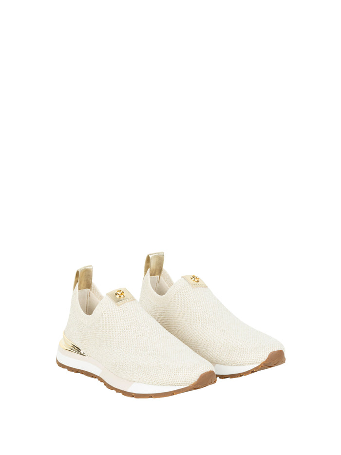 Michael Kors Sneakers Pale Gold Pl Spandex Ny