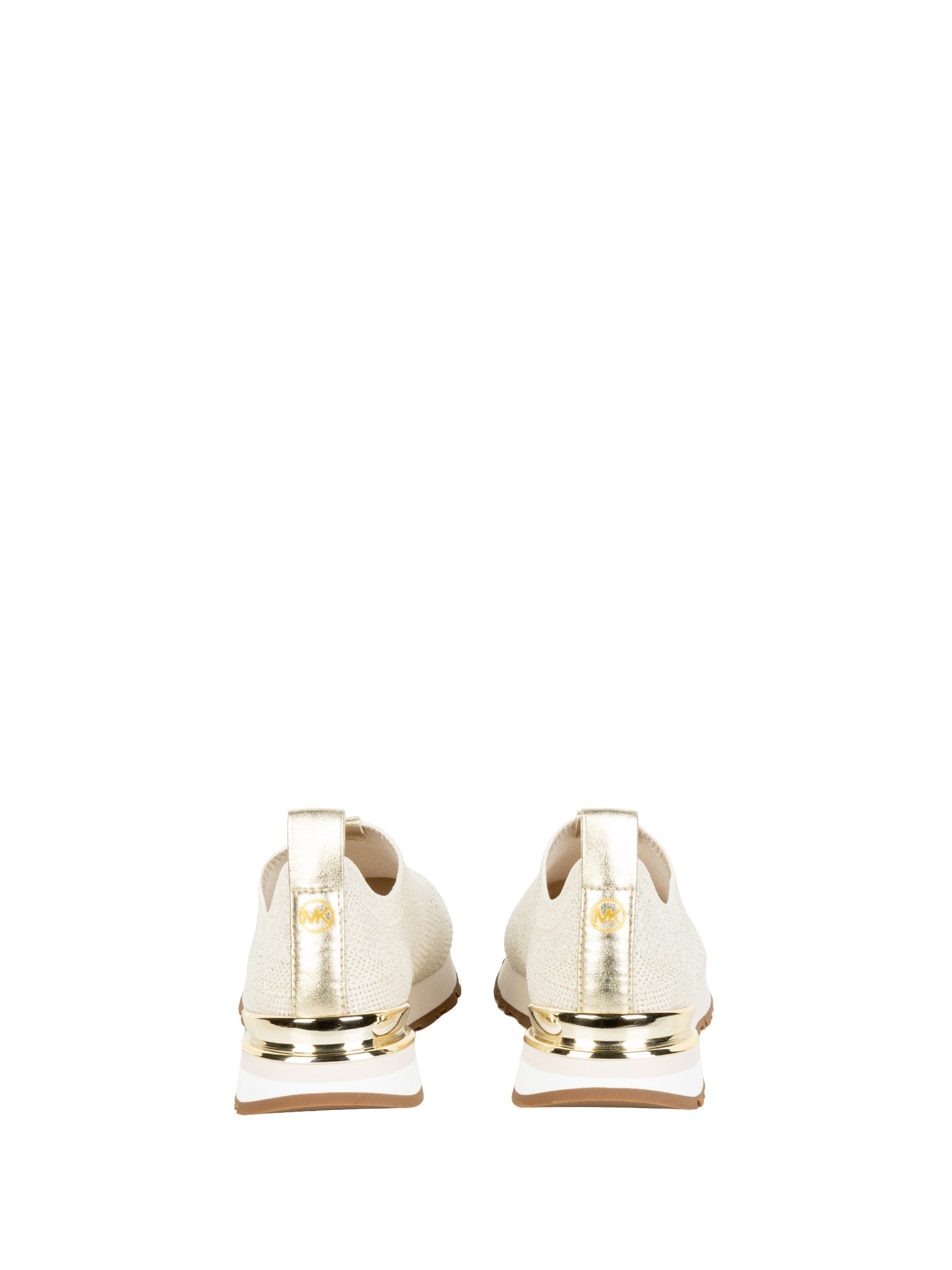 Michael Kors Sneakers Pale Gold Pl Spandex Ny