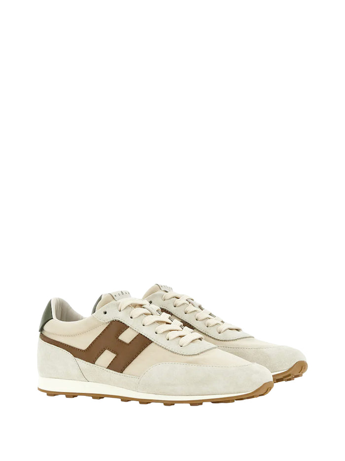 Hogan Sneakers Panna Fango Leather