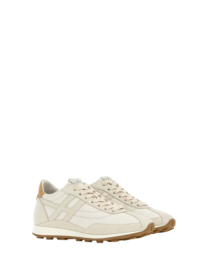 Hogan Sneakers Panna Beige Leather