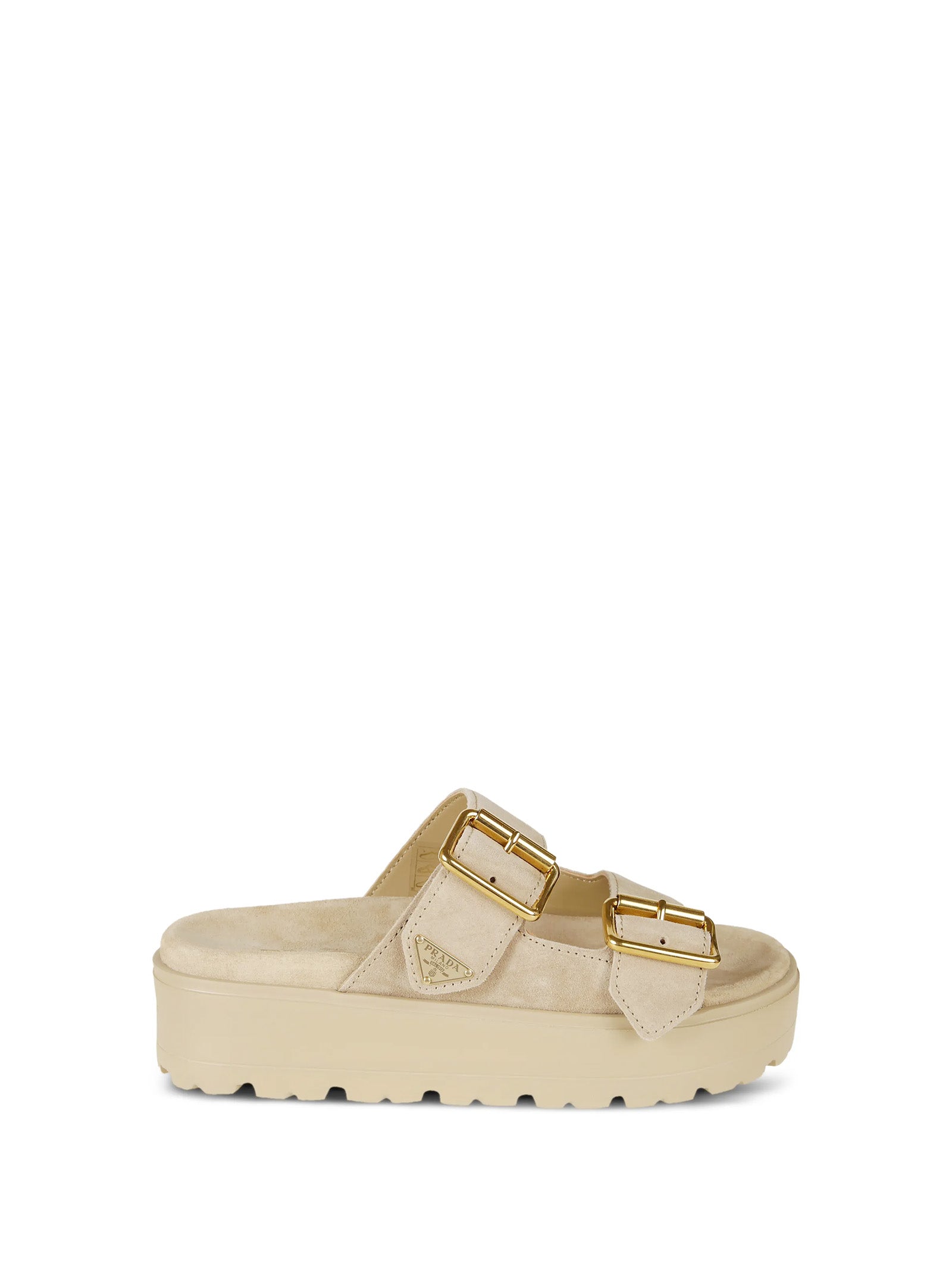 Prada Sandals Eccru'' Calf Leather