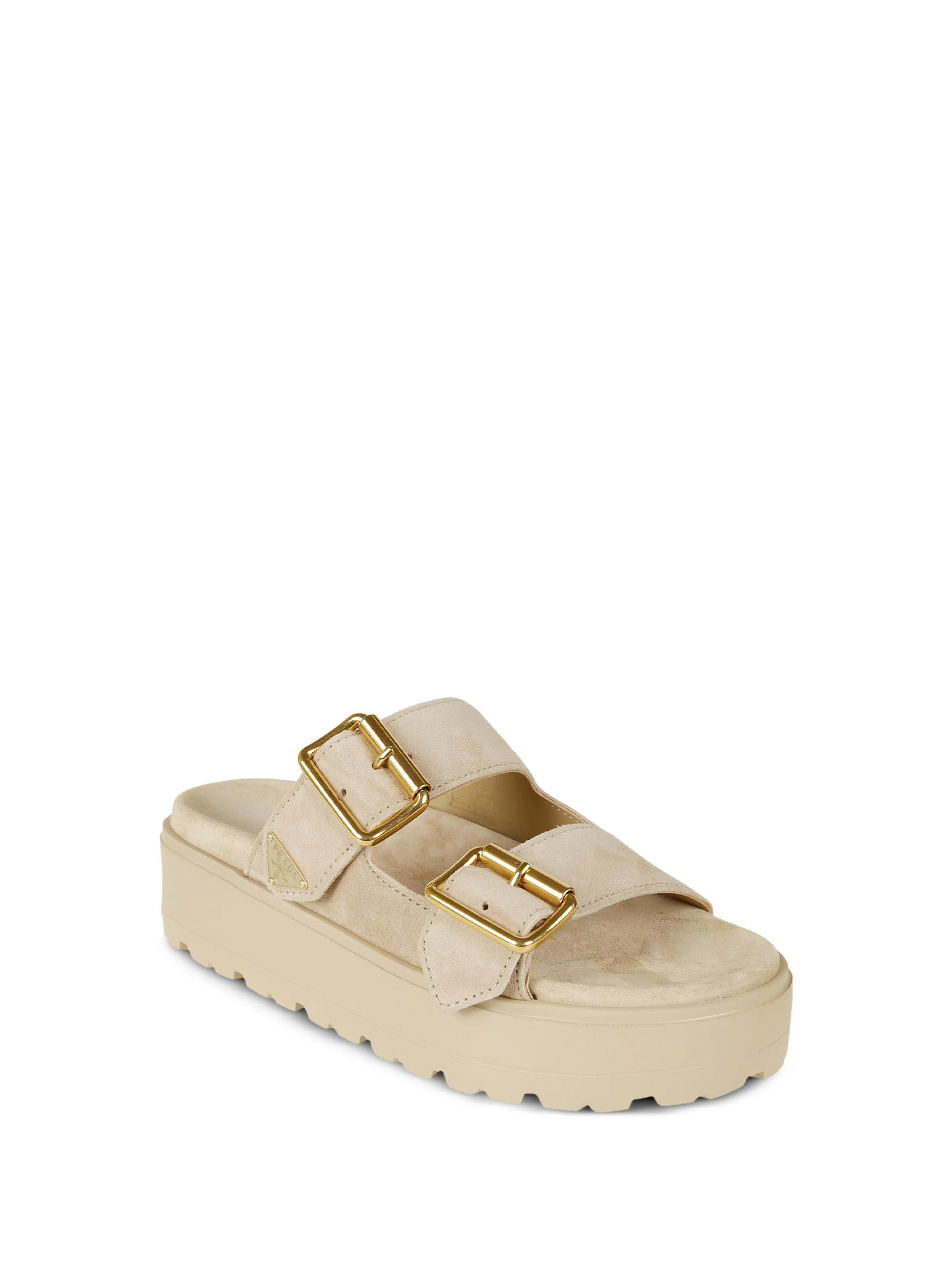 Prada Sandals Eccru'' Calf Leather