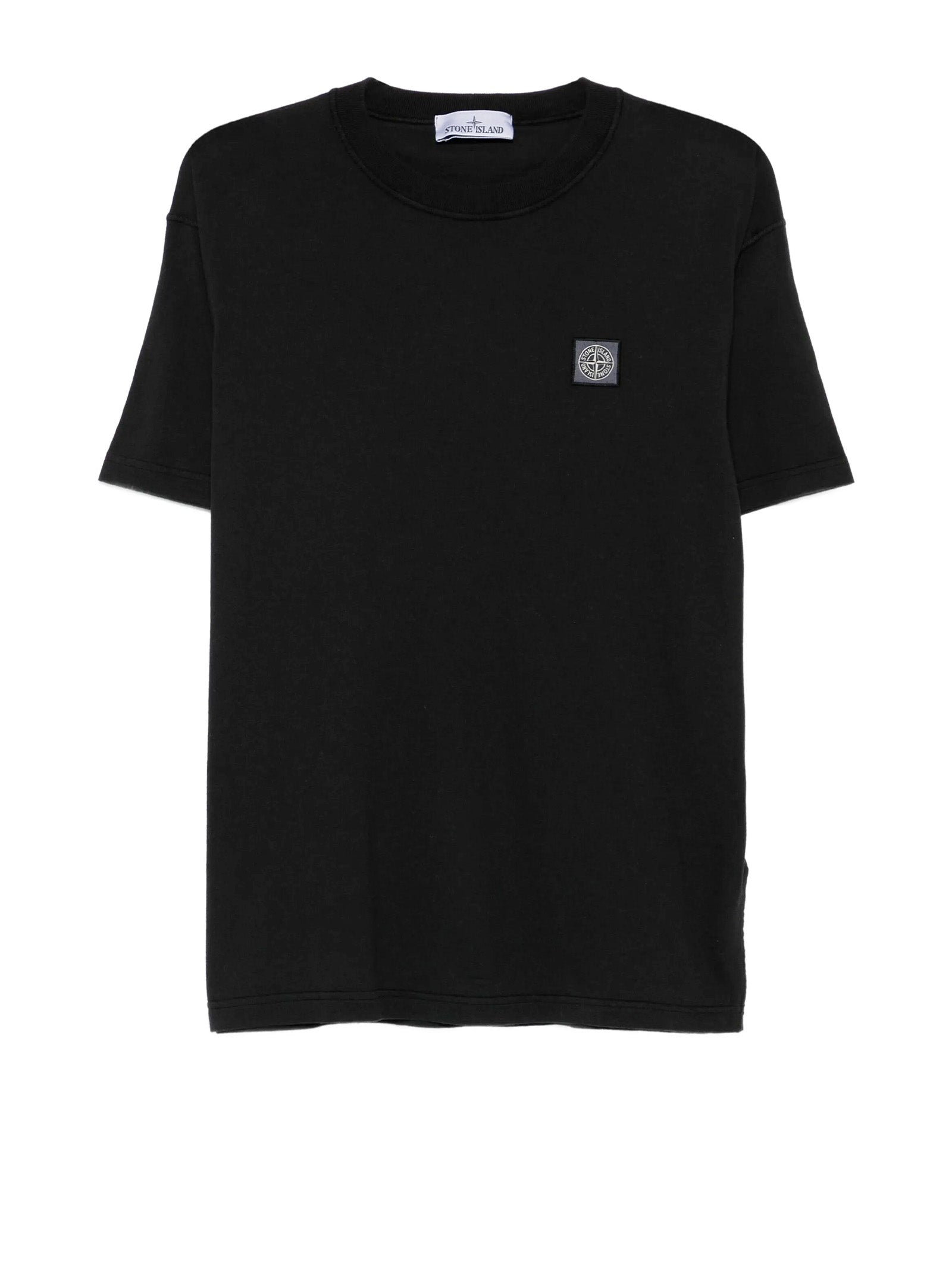 Stone Island T-shirts and Polos Black Cotone