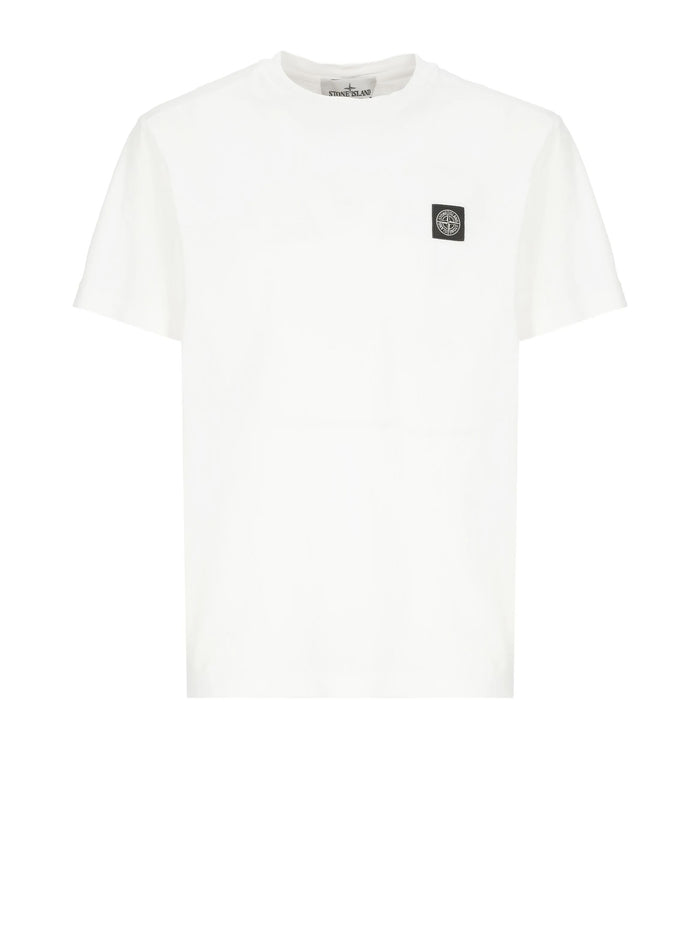 Stone Island T-Shirts And Polos White Cotone
