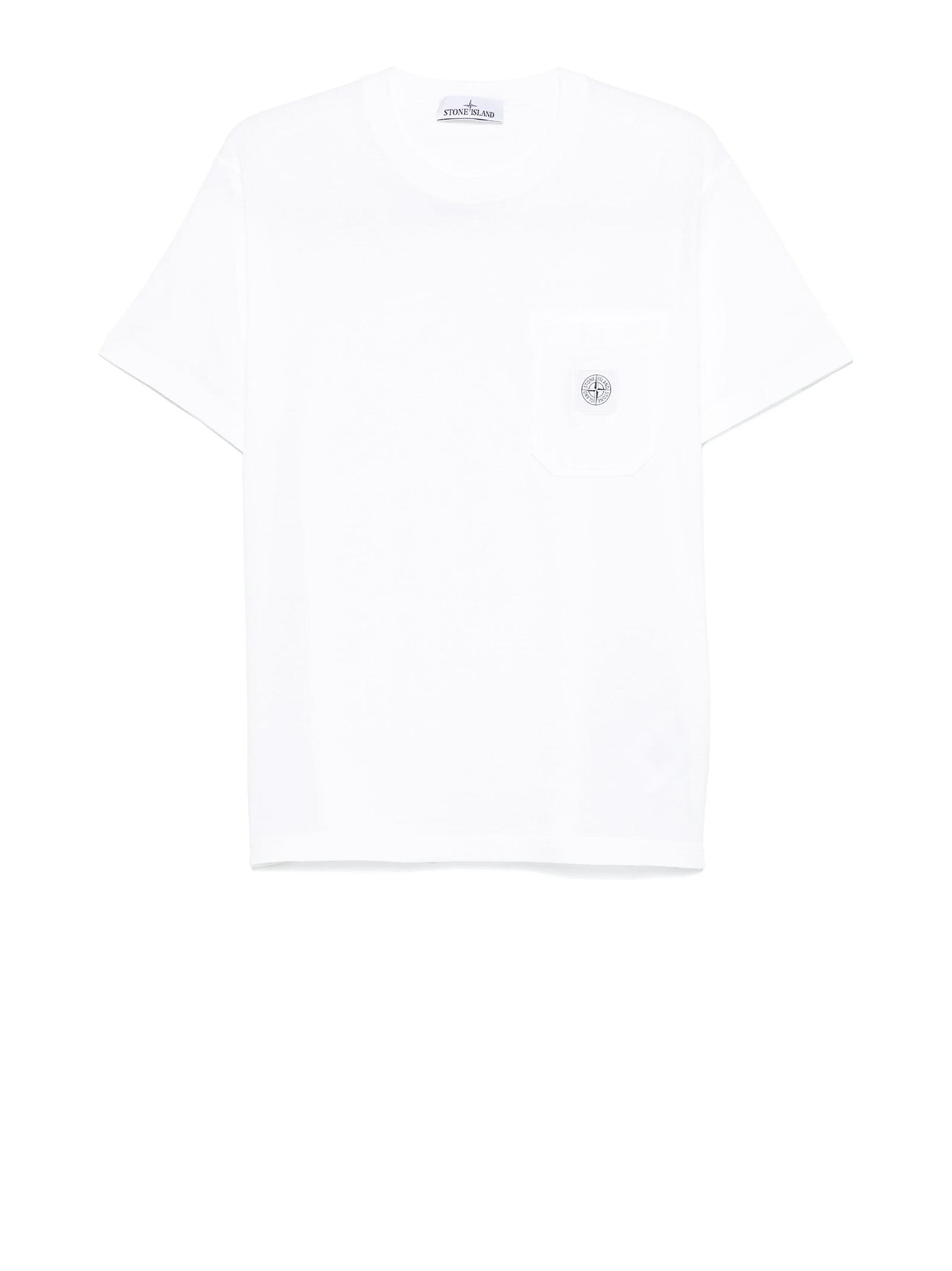 Stone Island T-shirts and Polos White Cotone
