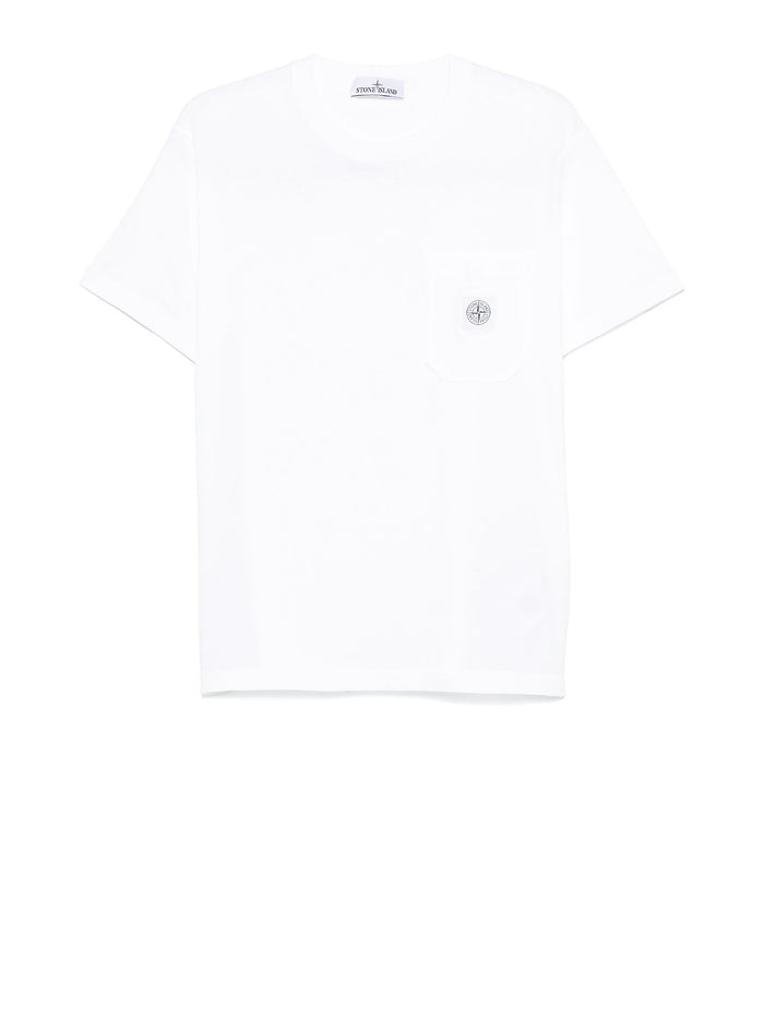 Stone Island T-shirts and Polos White Cotone