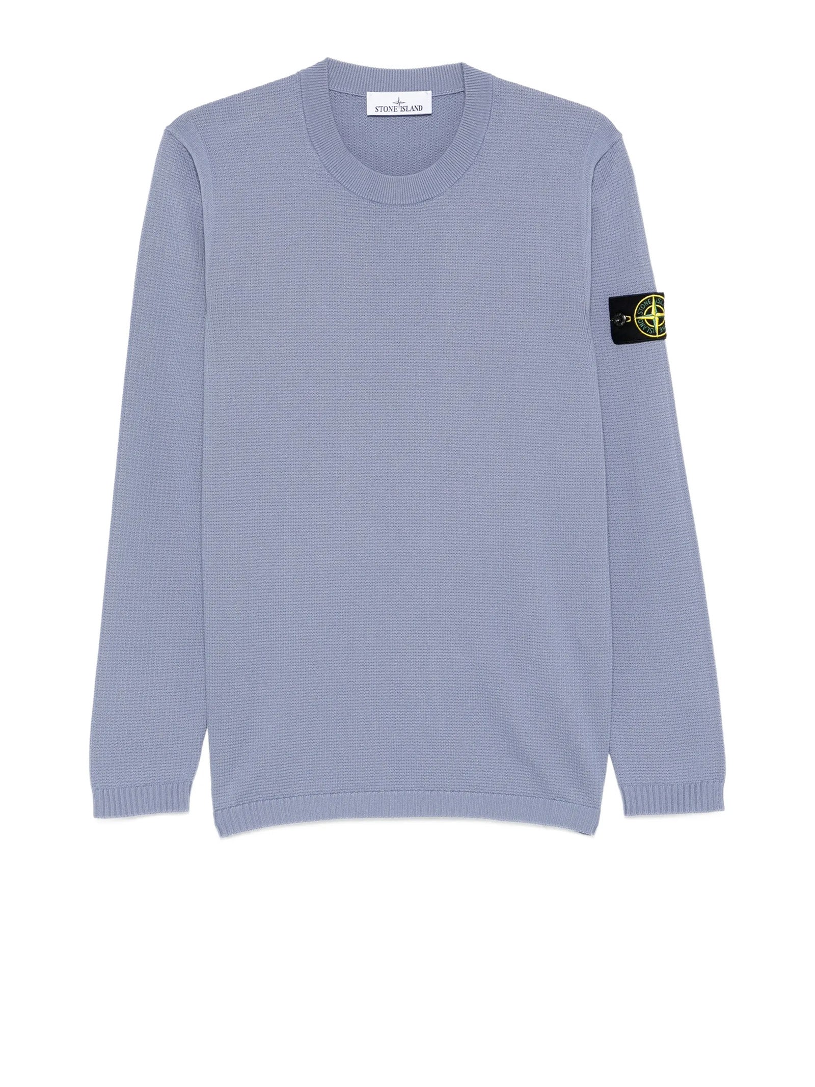 Stone Island Sweaters Blue Cotone