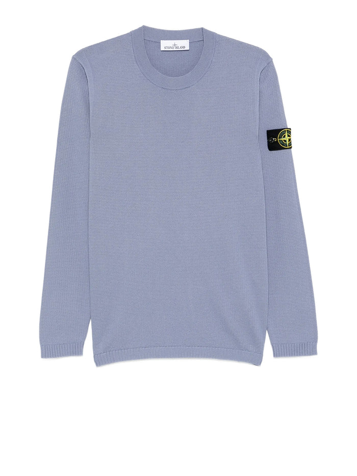 Stone Island Sweaters Blue Cotone