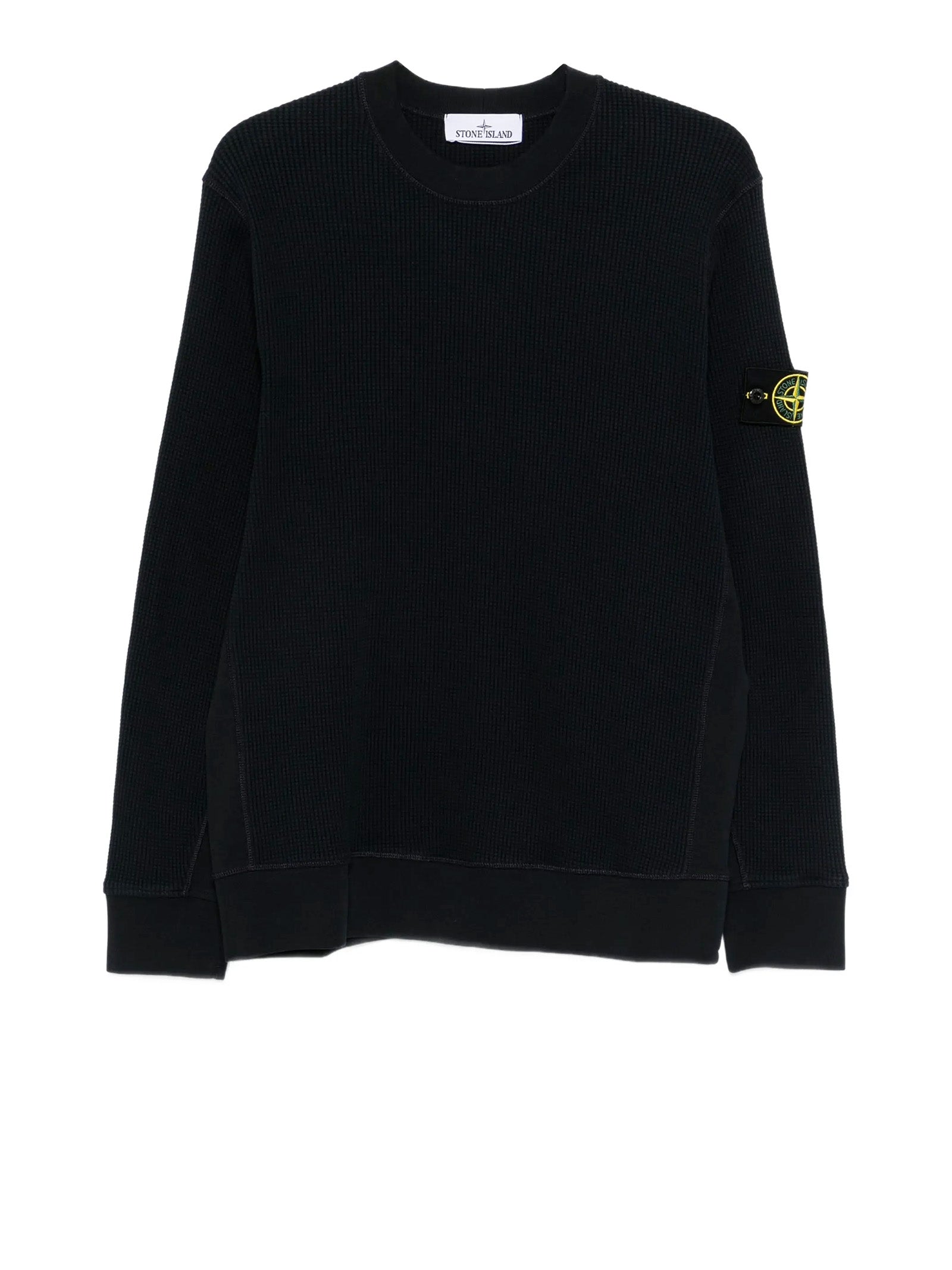 Stone Island Sweaters Blue Cotone