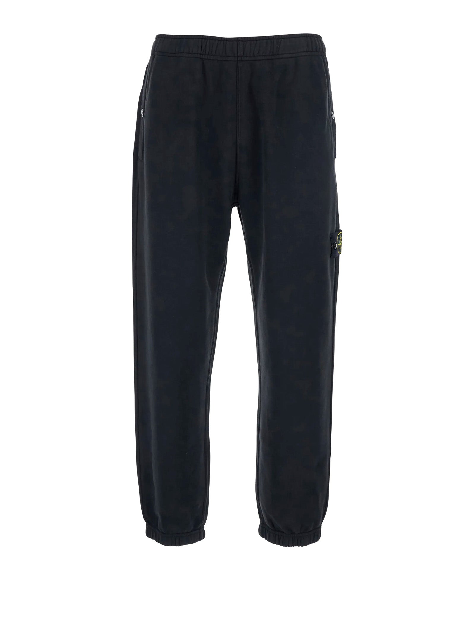Stone Island Trousers Black Cotone