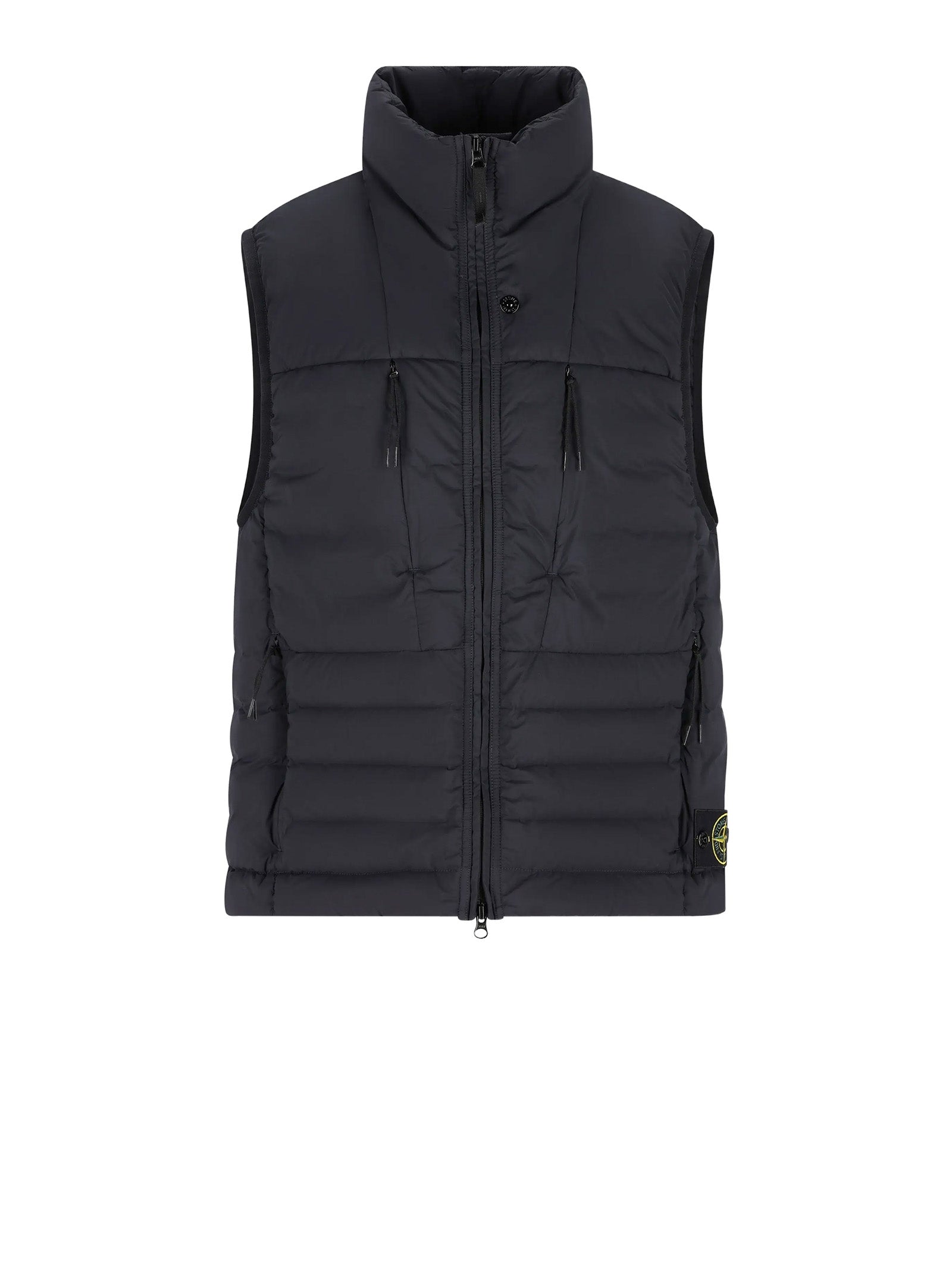 Stone Island Jackets Blue Elastan + Fibra Poliammidica