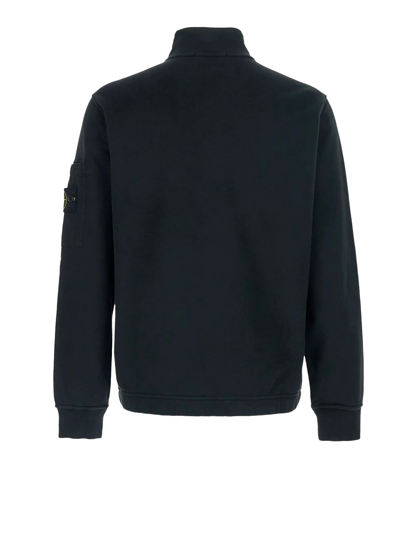 Stone Island Sweaters Black Cotone