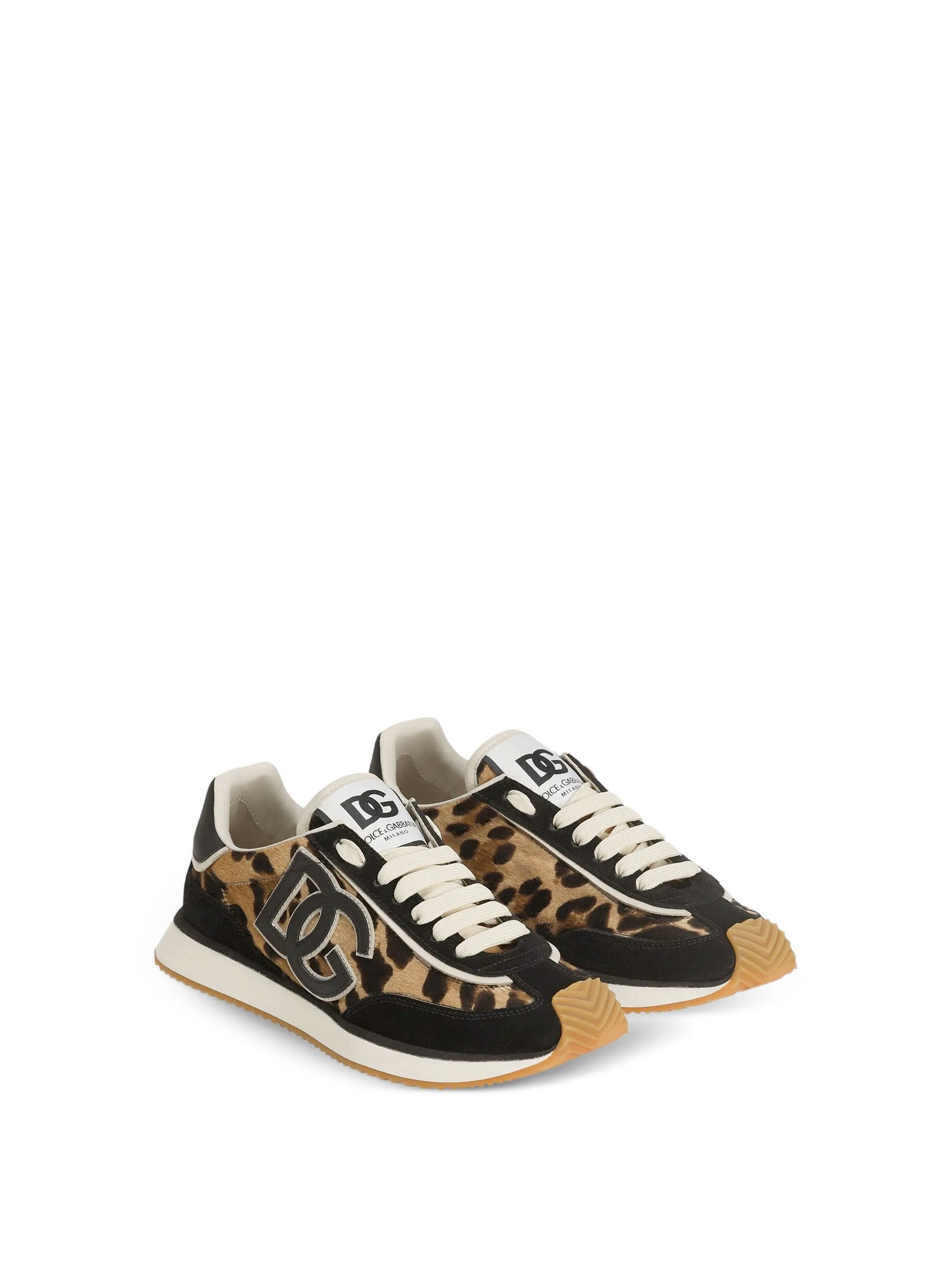 Dolce & Gabbana Sneakers Leo Nero Leather