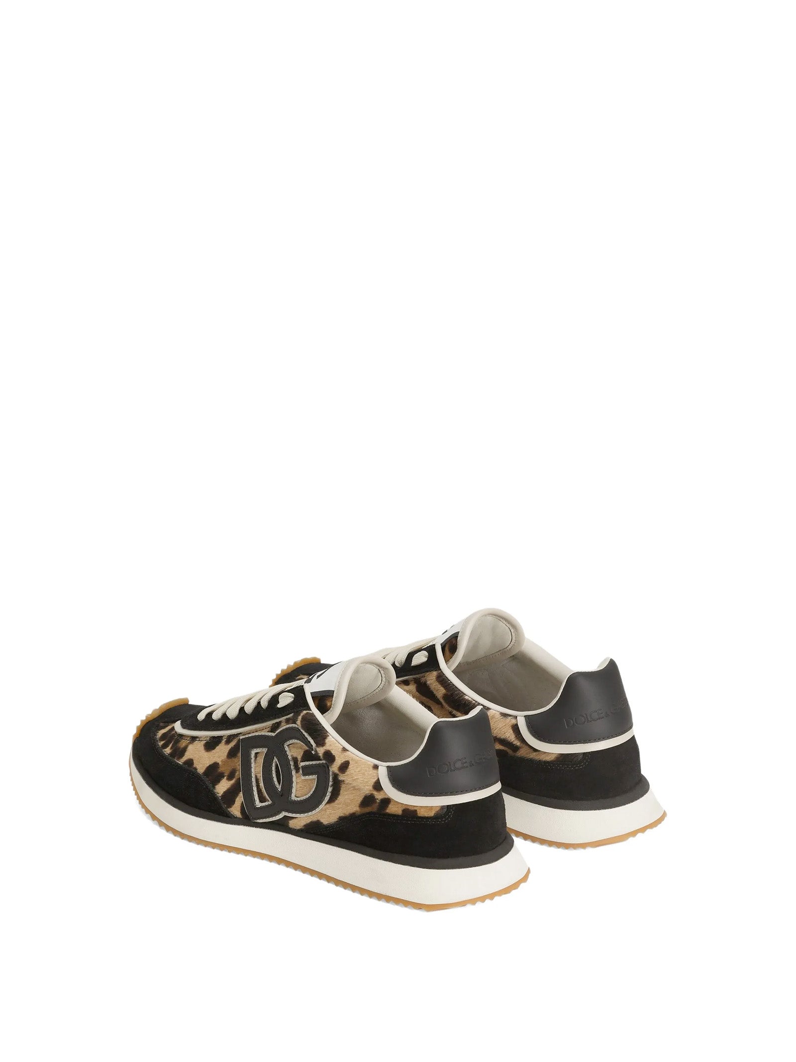 Dolce & Gabbana Sneakers Leo Nero Leather