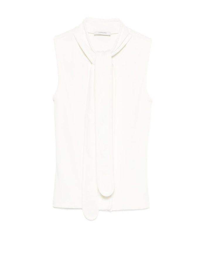 LEMAIRE Top Milk Cotton Linen Elastane