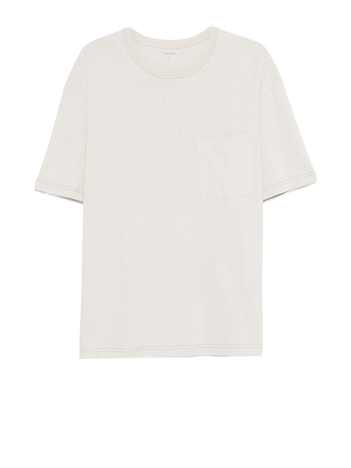 LEMAIRE T-shirts and Polos Pearl Cotton Linenen