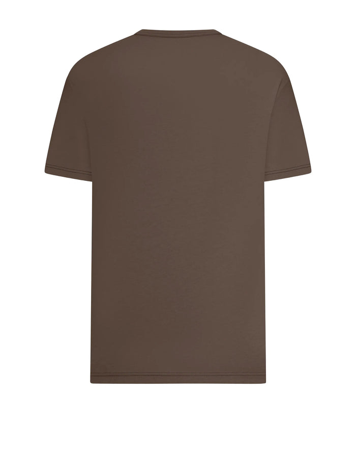 LEMAIRE T-shirts and Polos Ristretto Cotton Linenen