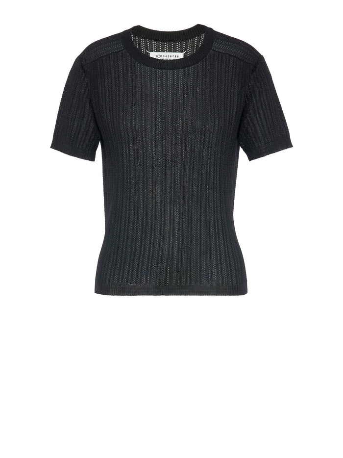 Maison Margiela T-shirts and Polos Black Rayon