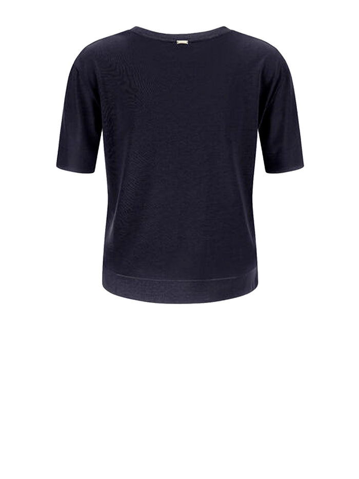 Herno T-Shirts And Polos Blue Lyocell Cotton