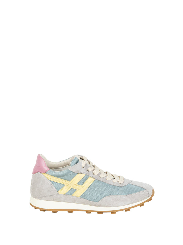 Hogan Sneakers Grigio Azzurro Leather