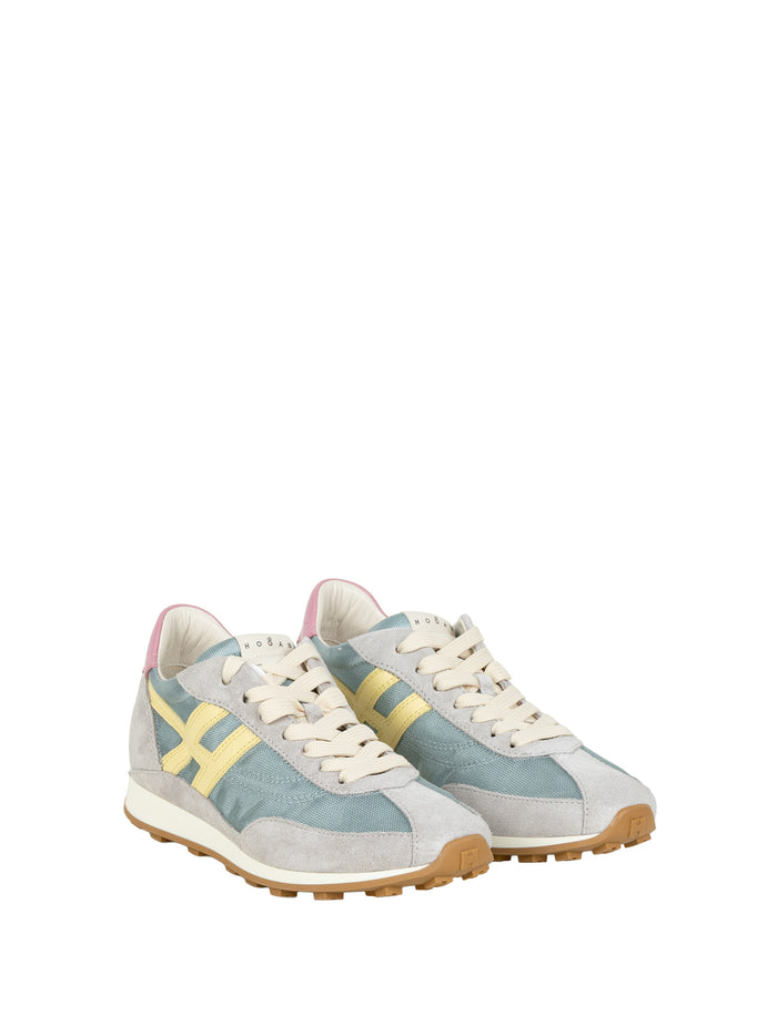 Hogan Sneakers Grigio Azzurro Leather